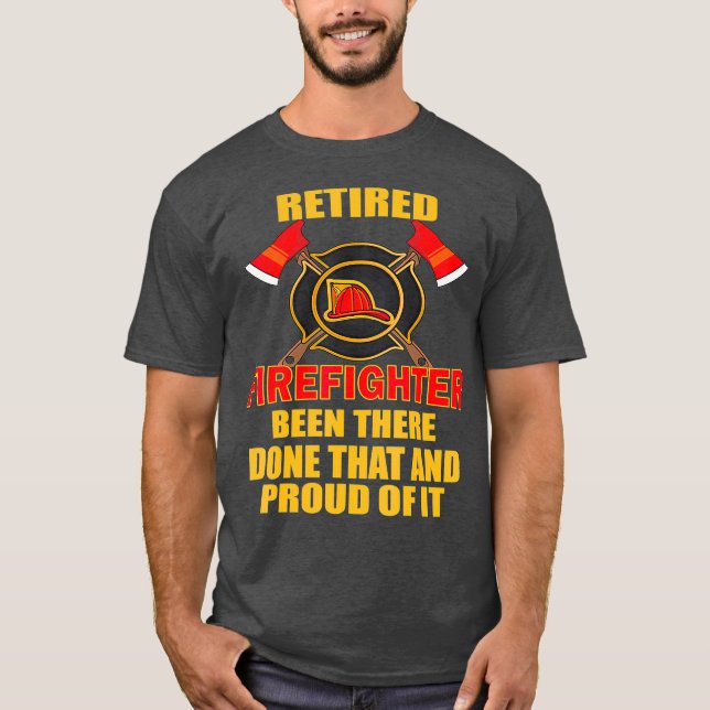 Brandsläckningschef Fars dag T Shirt (Framsida)