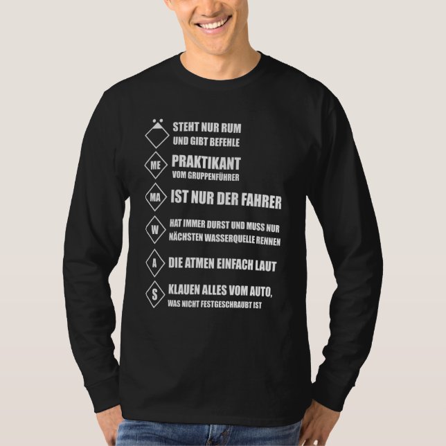Brandsläckningsgrupp Brandman Ffw T Shirt (Framsida)
