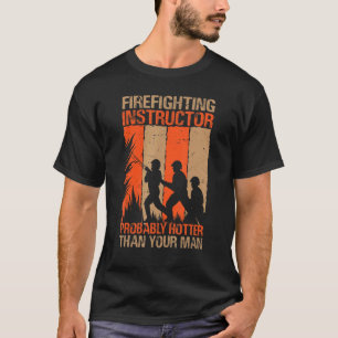 Brandsläckningsinstruktören är förmodligen värmare t shirt