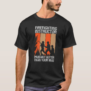Brandsläckningsinstruktören är förmodligen värmare t shirt