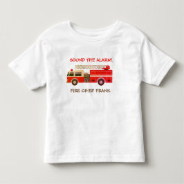 Brandsläckningsmaskineriet Lastbil Småbarn T-shirt