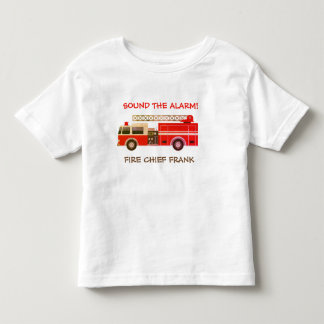 Brandsläckningsmaskineriet Lastbil Småbarn T-shirt
