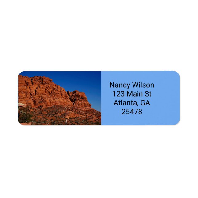 Brandsladden Returadress Etikett (Framsidan)