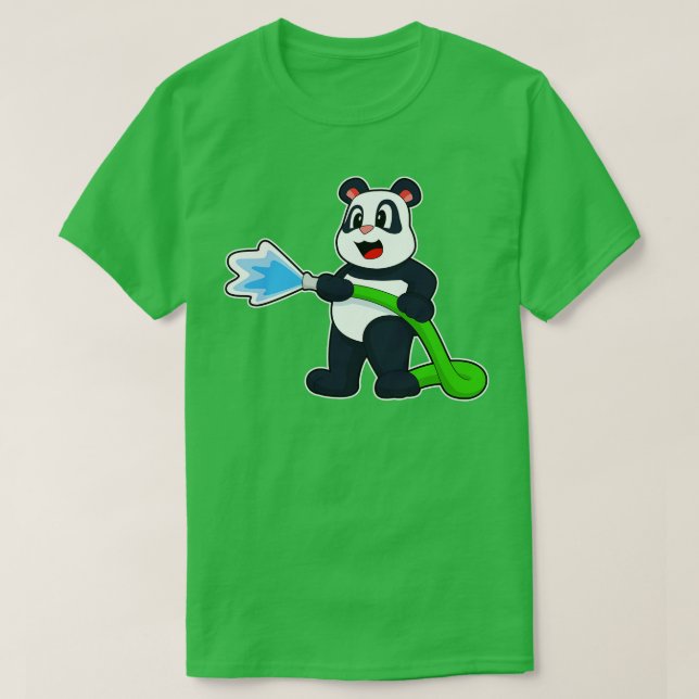 Brandslang för Panda Firefighter T Shirt (Design framsida)