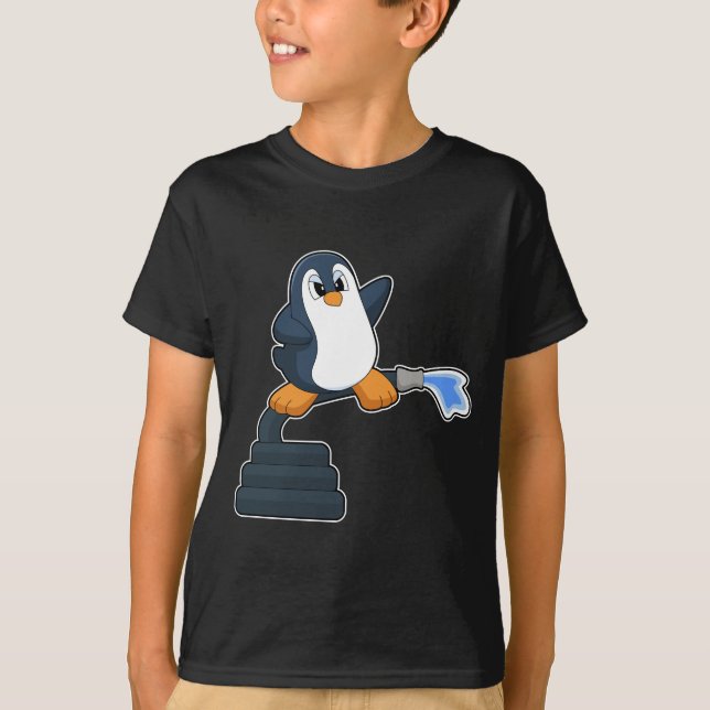 Brandslang för Penguin Firefighter T Shirt (Framsida)