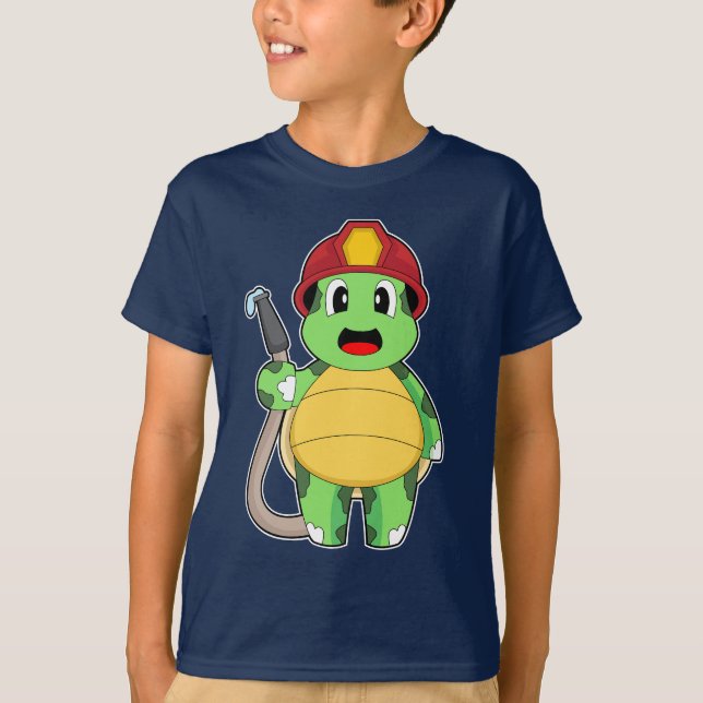 Brandslangar för sköldpadda t shirt (Framsida)
