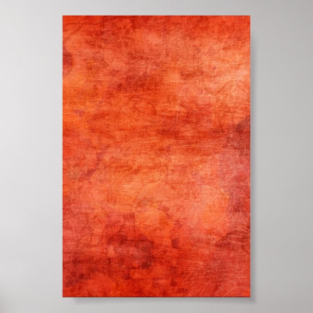 Brandslungor för röd Gult - bakgrund Poster (Framsidan)
