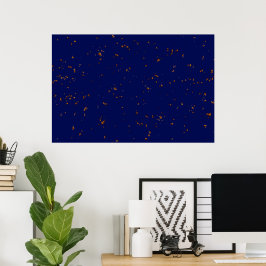 Brandsparkar överbelastar ditt foto Bonfire Ashes Poster
