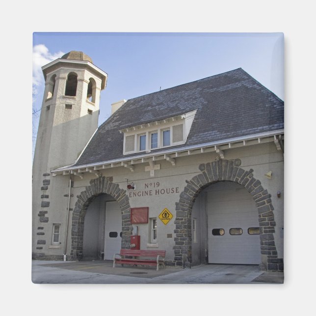 Brandstation 19 i Washington, D.C. Magnet (Framsidan)