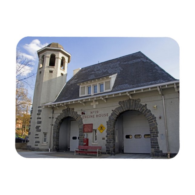 Brandstation 19 i Washington, D.C. Magnet (Horisontell)