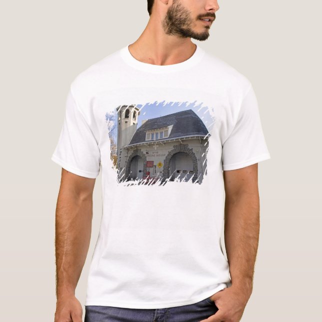Brandstation 19 i Washington, D.C. T Shirt (Framsida)
