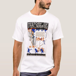 Brandstationånga NYC 1936 WPA T-shirt