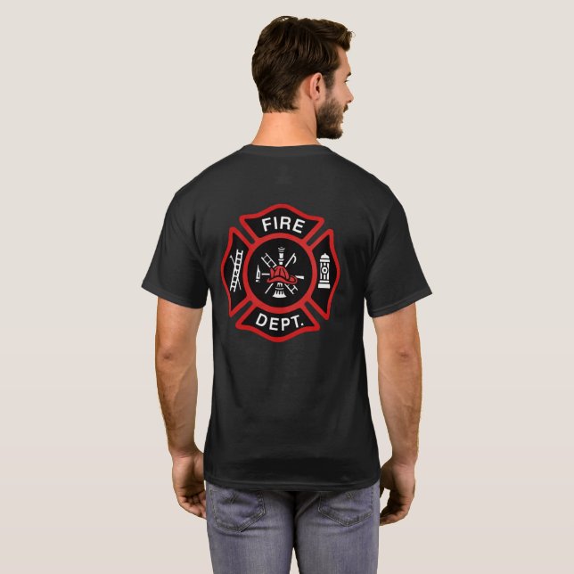 Brandstationemblem T Shirt (Hel baksida)