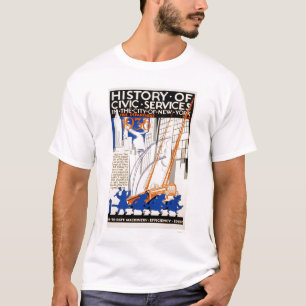 Brandstationlastbil NYC 1936 WPA Tee Shirt