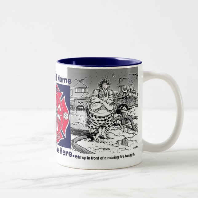 Brandstationmugg Två-Tonad Mugg (Höger)