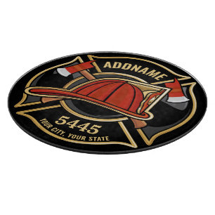 Brandstridare ADD NAMN Fire Station Department Bad