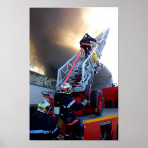 Brandstriders klättning Ladder Poster