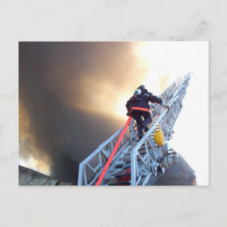 Brandstriders klättning Ladder Vykort