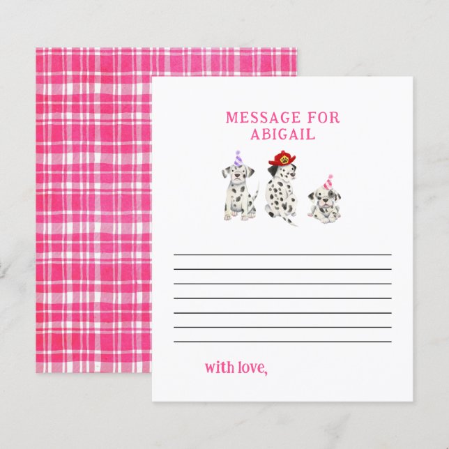 Brandstriders meddelande om födelsedagsknappar (Fram/baksida)