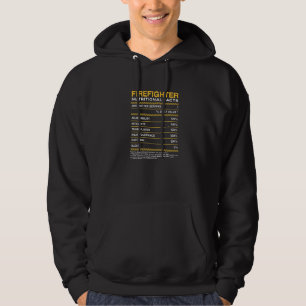 Brandstriders näringspåföljd Facts Fireman Fire Ma Hoodie