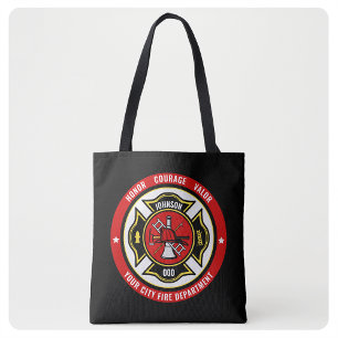 Brandstriders Rädding ADD NAMN Fire Department Bad Tygkasse