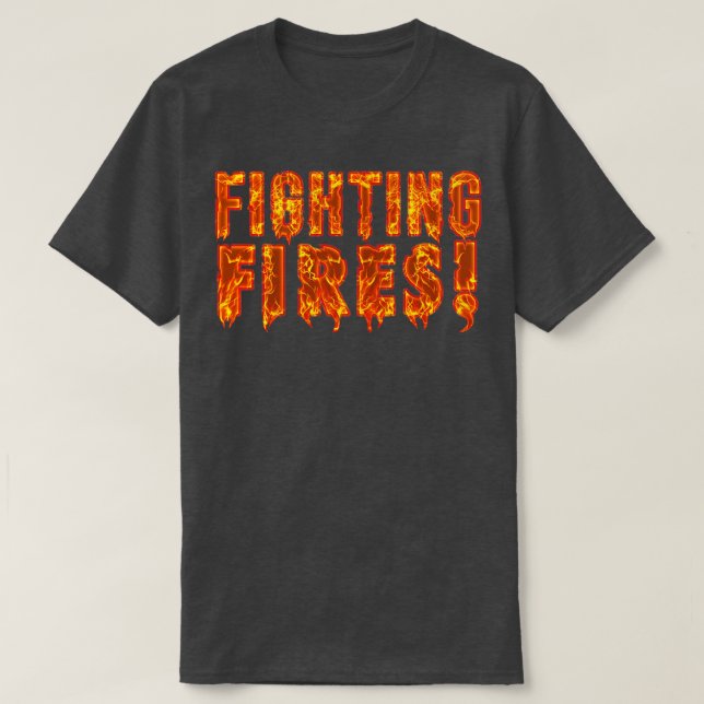 Brandstridsbrandsläckningsbränder 1 t shirt (Design framsida)