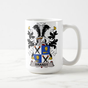 Brandt familjvapensköld kaffemugg