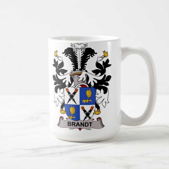 Brandt familjvapensköld kaffemugg (Höger)