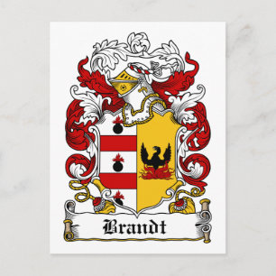 Brandt Family Crest Vykort