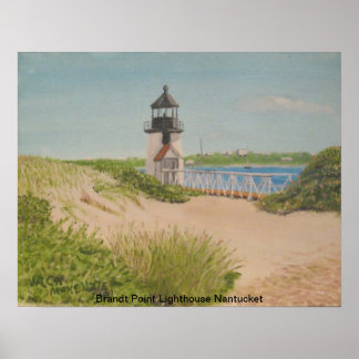 Brandt Point Lighthouse - Nantucket Poster