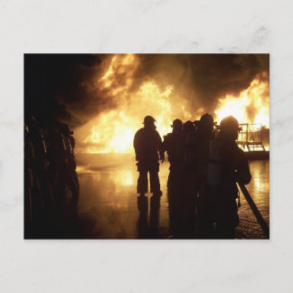 Brandträning Vykort