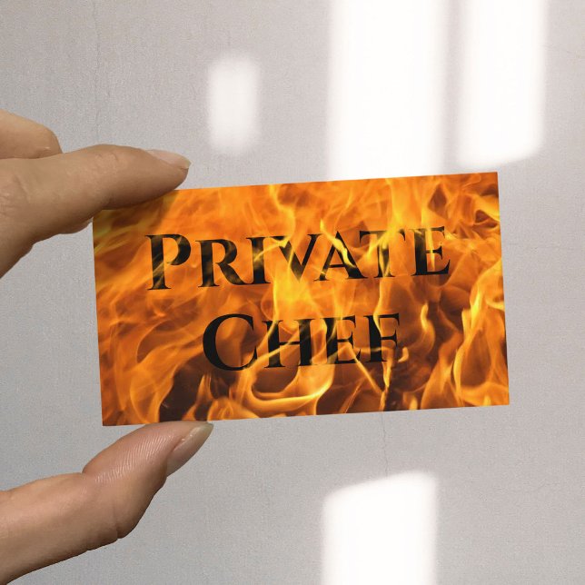 Brandtypografi för privat Chef Professionell Visitkort (Skapare uppladdad)