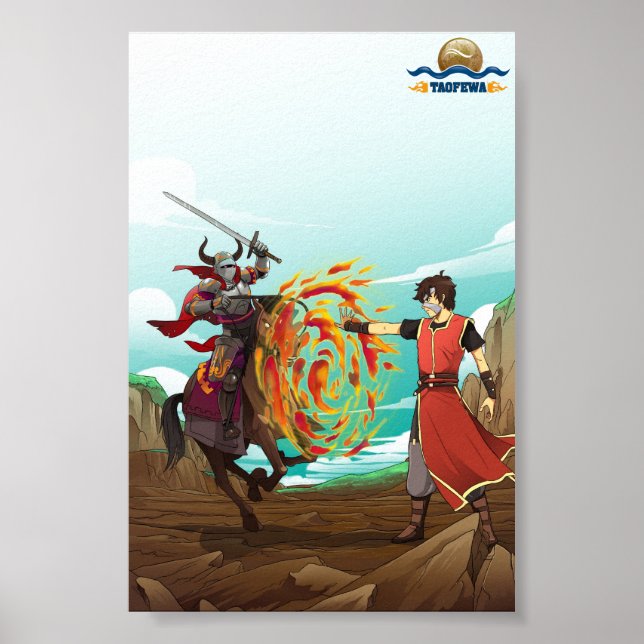 Brandvägg - TAOFEWA Manga/Anime Poster (Framsidan)
