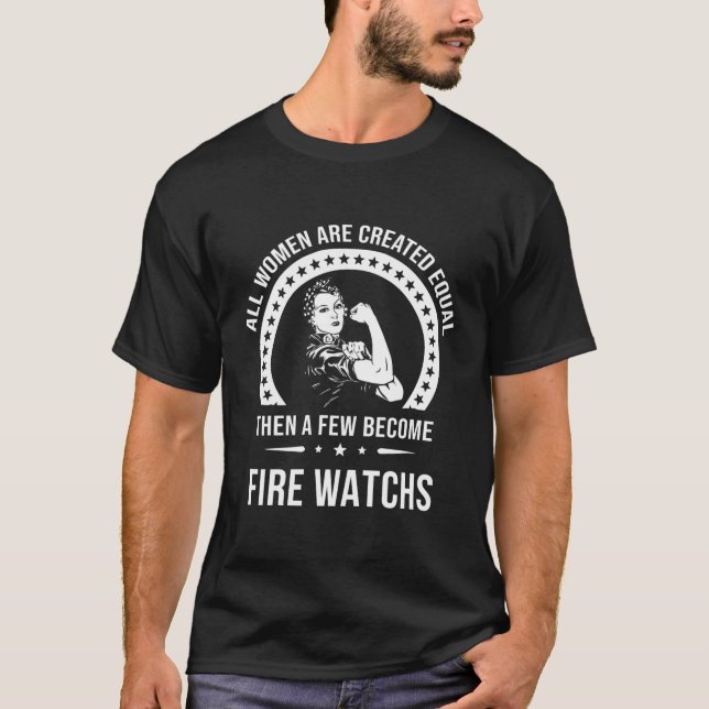 Brandvakter för brandvakter t shirt (Framsida)