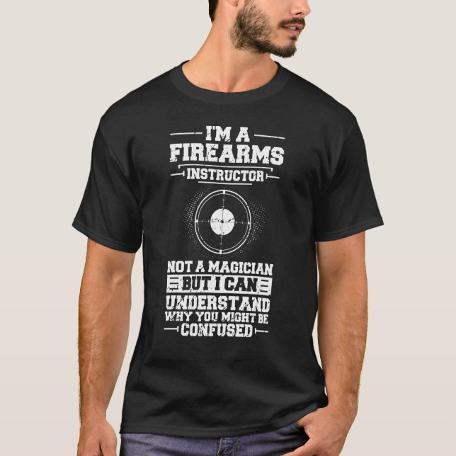Brandvapeninstruktör Gun Shooting Safety Weapon Tr T Shirt (Framsida)