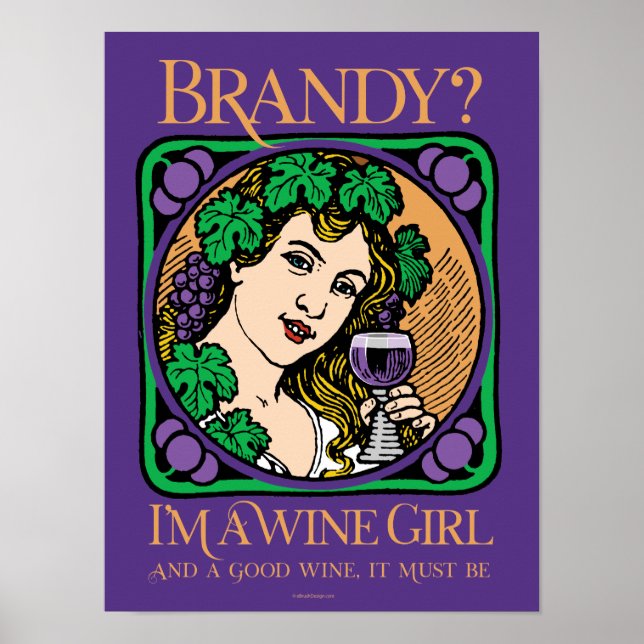 Brandy (jag är en vin-flicka) poster (Framsidan)