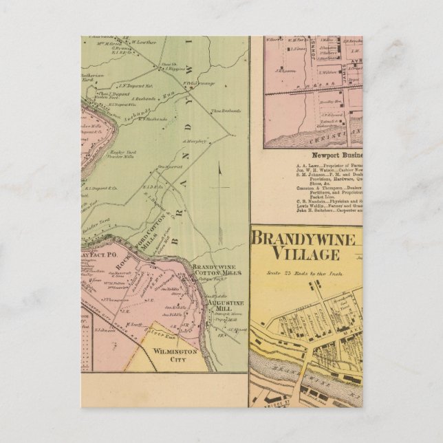 Brandywine Banker Vykort (Framsida)