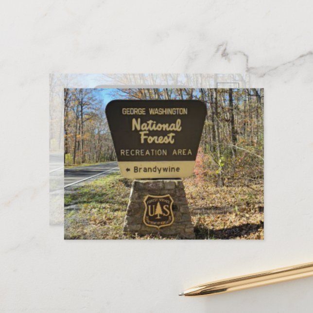 Brandywine Campground Postcard Vykort (Fram/Back In Situ)