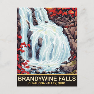Brandywine Falls, Cuyahoga Valley, Ohio Vykort