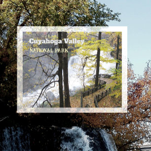 Brandywine Falls, Höst Cuyahoga Valley NP Vykort
