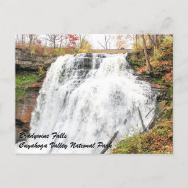 Brandywine Falls på Cuyahoga Valley nationalpark Vykort