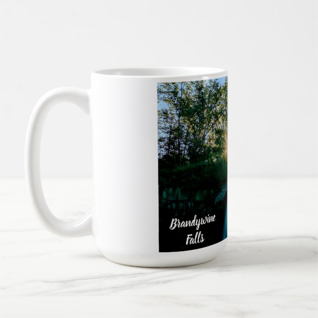 Brandywine Falls soluppgång Kaffemugg (Vänster)