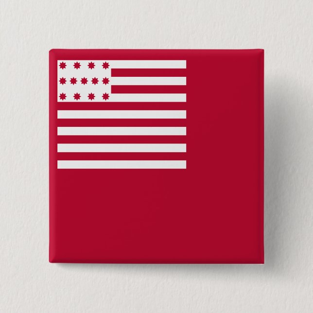 Brandywine flagga knapp (Framsida)