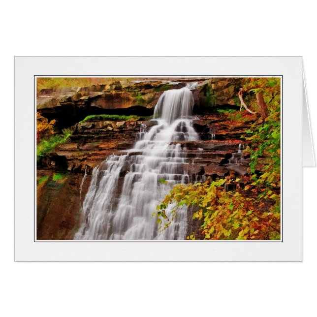 Brandywine nedgångar hälsningskort (Framsidan Horizontal)