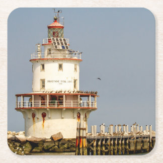 Brandywine Shoal fyr Underlägg Papper Kvadrat