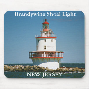 Brandywine Shoal Light, New jersey Mousepad Musmatta