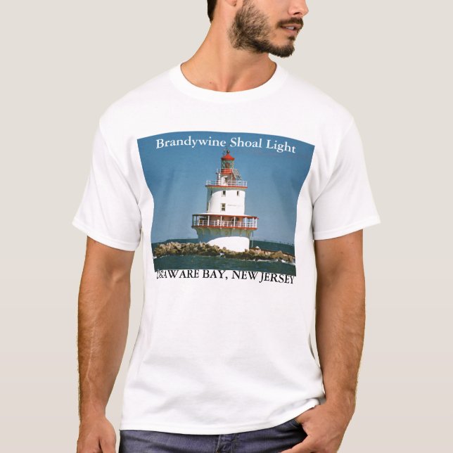 Brandywine Shoal Light, New jersey T-Shirt (Framsida)