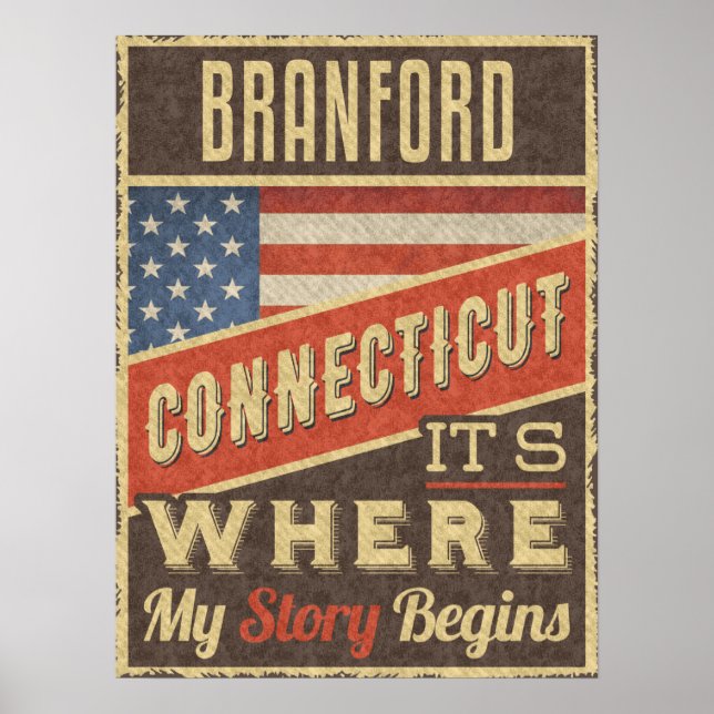 Branford Connecticut Poster (Framsidan)