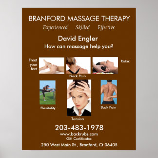 Branford-massagebehandling - erfaren - effektiv poster