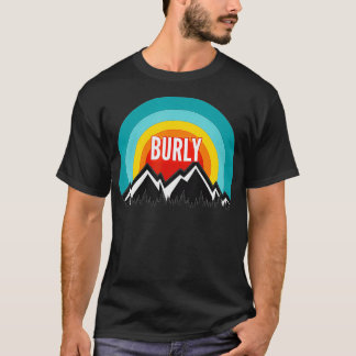Bränn, återställ solnedgång för Vintage T Shirt